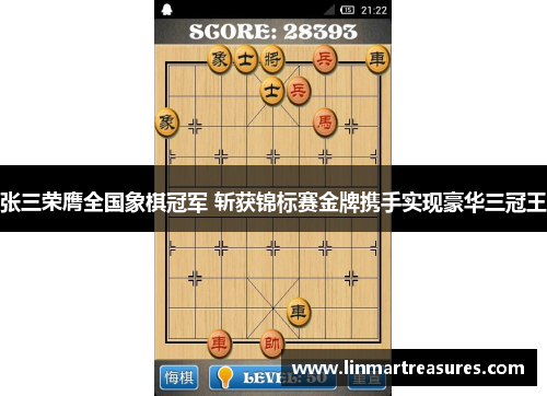 张三荣膺全国象棋冠军 斩获锦标赛金牌携手实现豪华三冠王